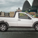 Illustration for article titled The Tiny Ram 700 Pickup Truck Can Carry More Than Half A Ton